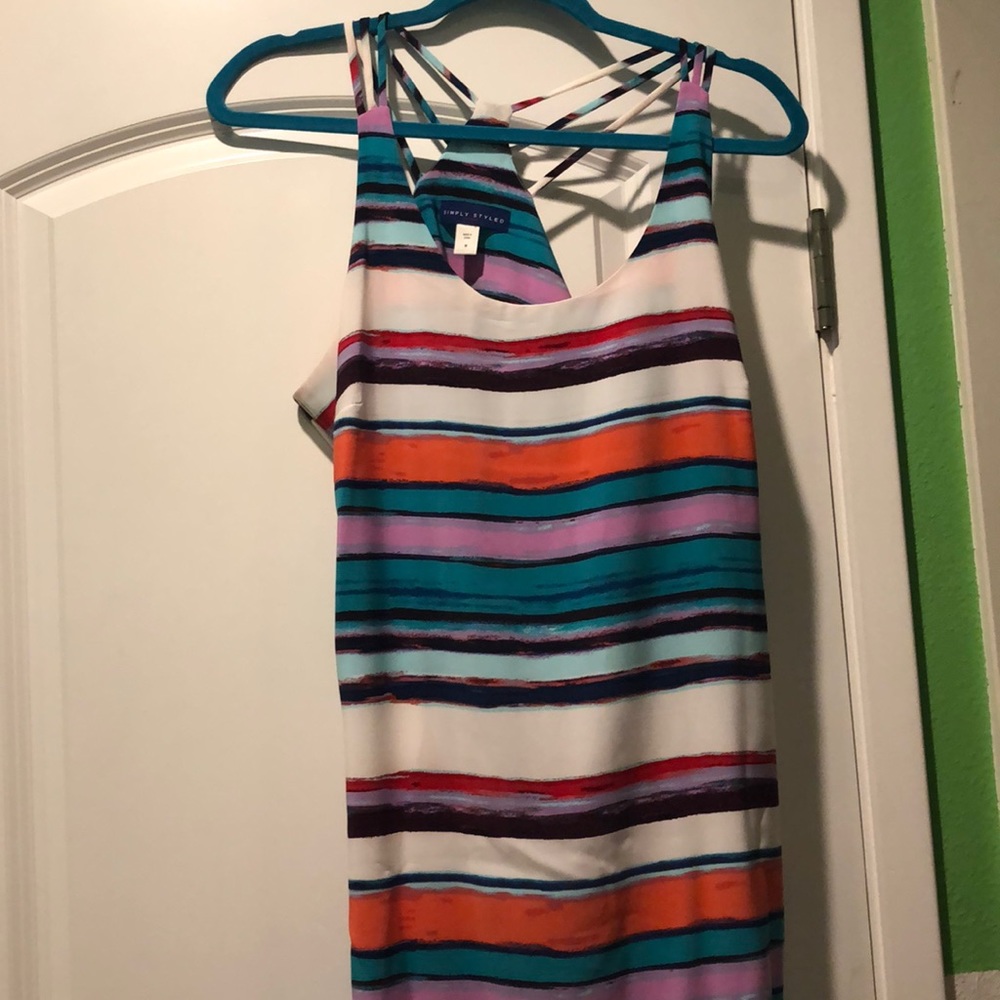 Striped maxi dress
